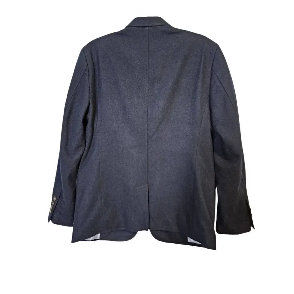 American Eagle navy blue wool blend Legendary blazer. Size M.